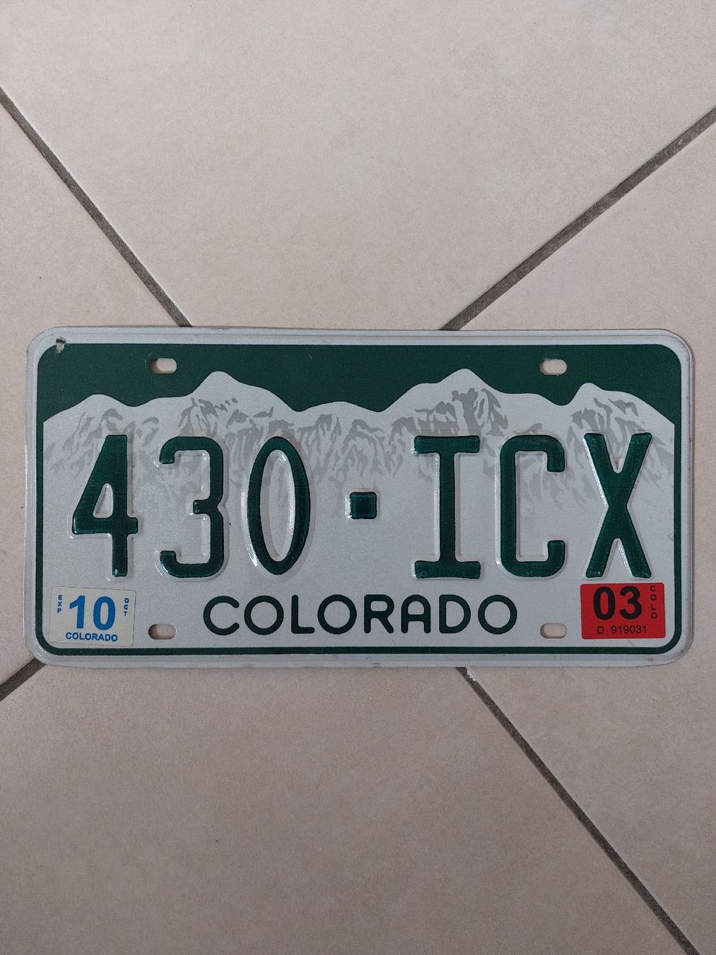 Ecriteaux: USA Nummerschild Colorado – D'occasion à Thun par iri_9b7r