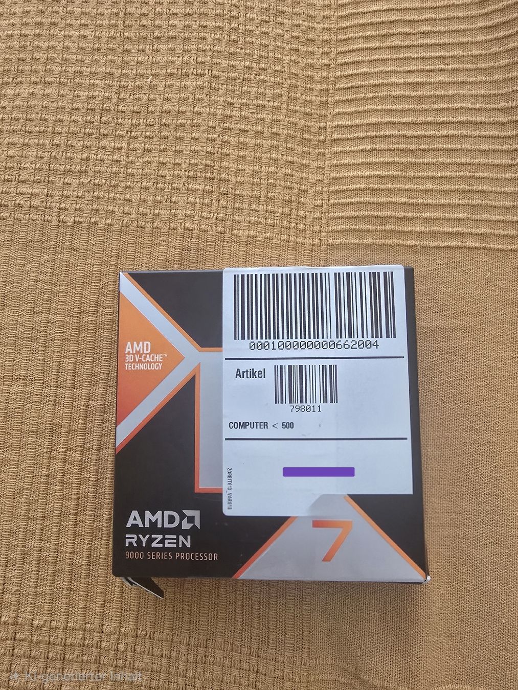 Amd PC: AMD Ryzen 7 9800X3D – Nuovo (secondo la descrizione) da Würenlingen venduto da Joker15 1