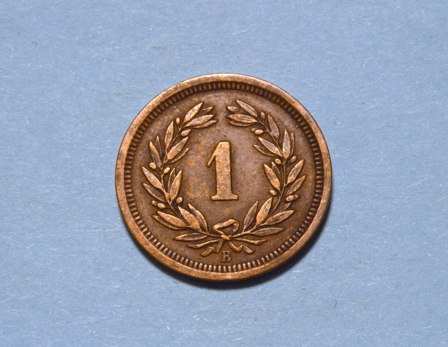 Tutti le monete: 1 Rappen 1882 – Usato da Oberglatt ZH venduto da ZH111 3