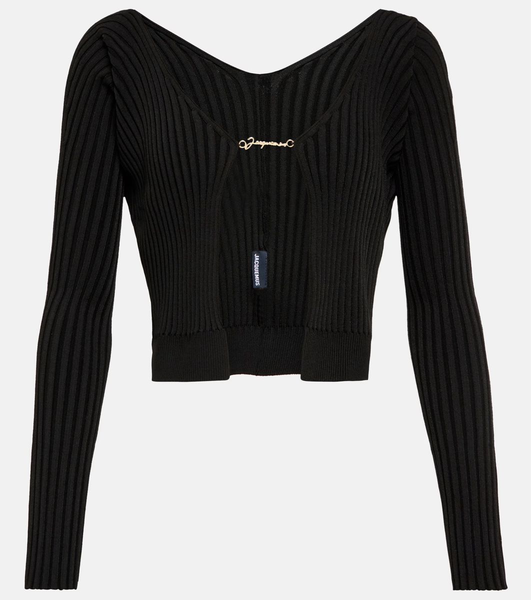Jacquemus Top: Jacquemus Black Cardigan, Size 34 – Nuovo (secondo la descrizione) da Zürich venduto da nojuma