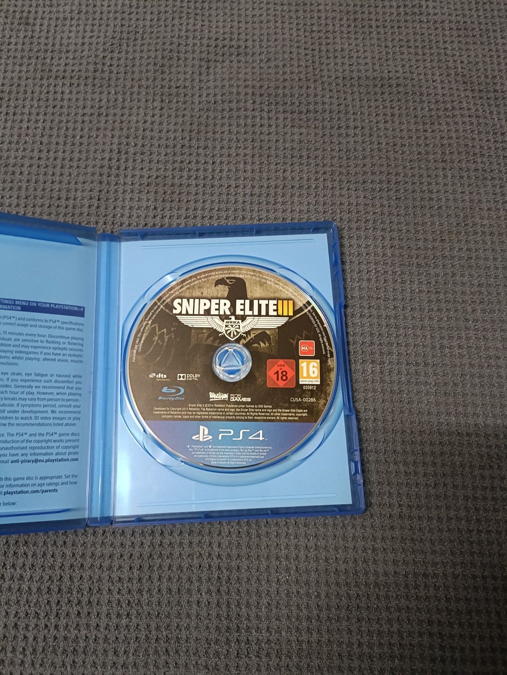 Sony Spiele: Sniper Elite III für Playstation 4 – Gebraucht aus Gipf-Oberfrick von Konsolen_Colin 1
