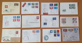 schönes Lot 12 älteren FDC, dabei Pro Juventute FDC 1928
