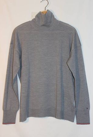 Tommy Hilfiger Wollrollkragenpullover, Gr. L, Neu