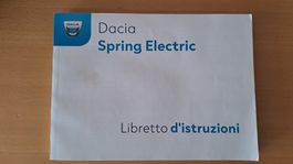 Dacia Spring Electri  Libretto d'istruzioni