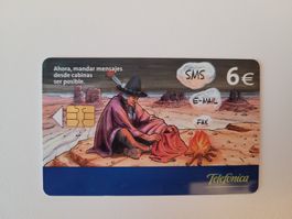 Telefonkarte Spanien "Indianer"