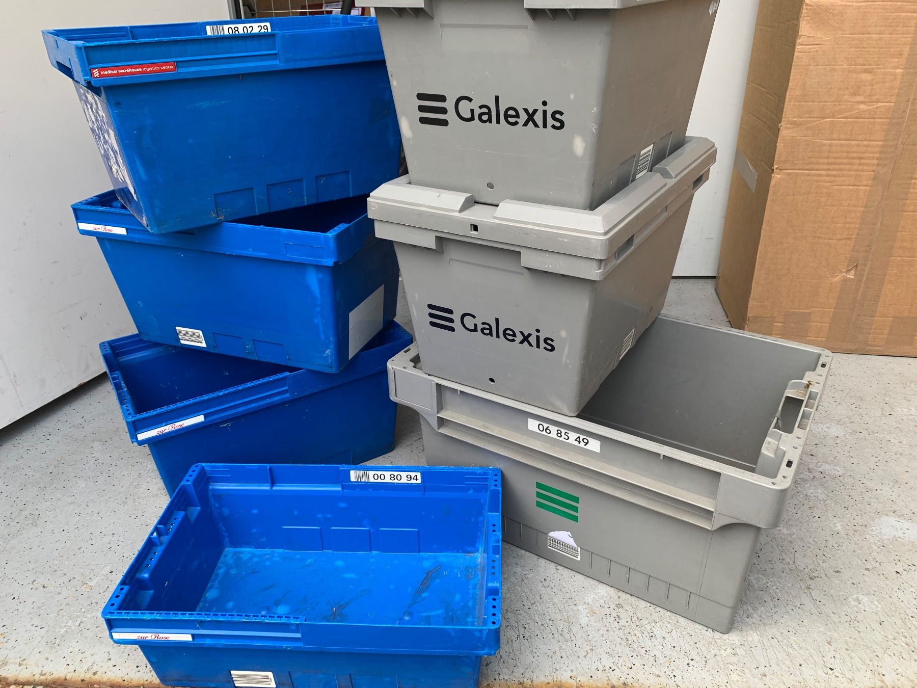 Contenitori & Simili: Stapelboxen Kunststoff gebraucht 7 Stk. – Usato da Bern venduto da Bahnora