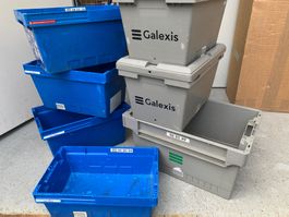 Stapelboxen Kunststoff gebraucht 7 Stk.