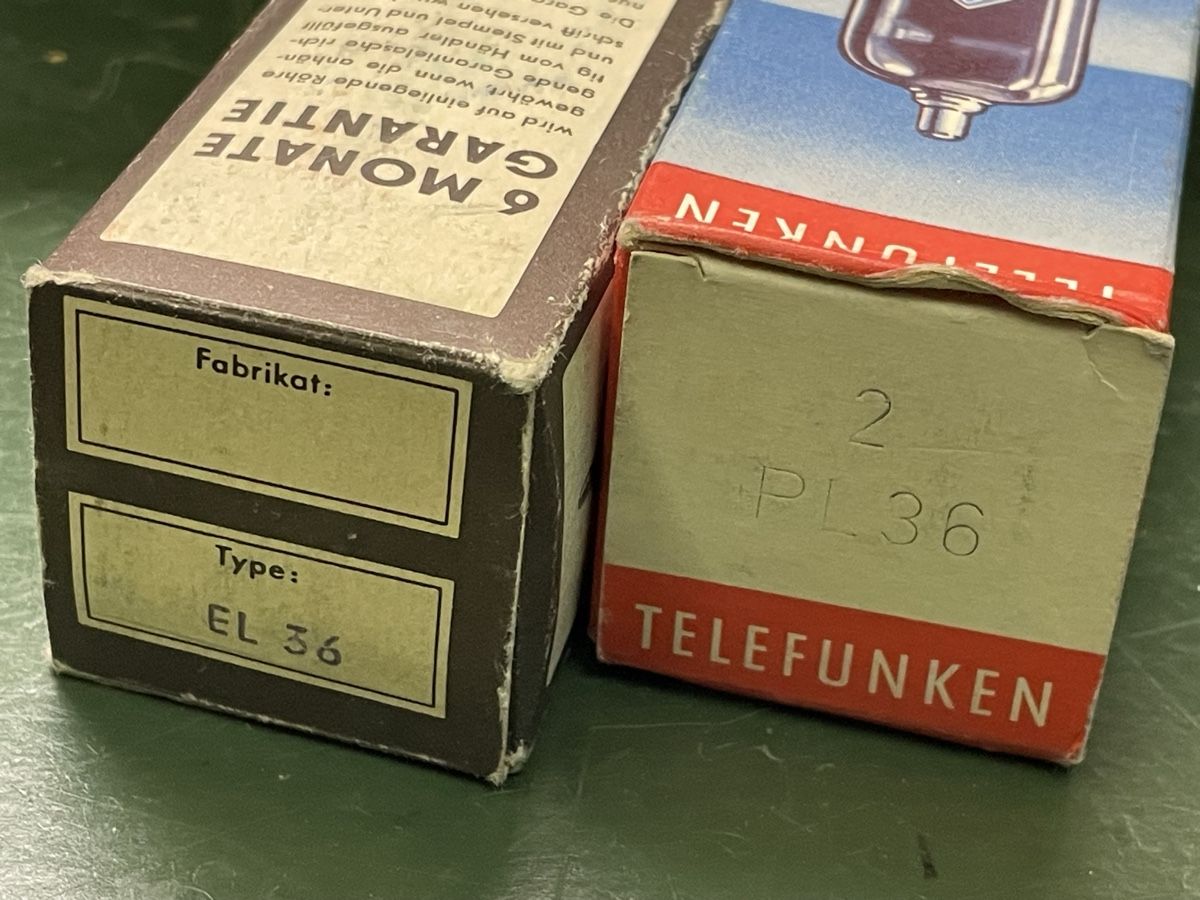 Telefunken Componenti elettronici: PL36, EL36 Röhre  – Nuovo (secondo la descrizione) da Oftringen venduto da Jradioman 2