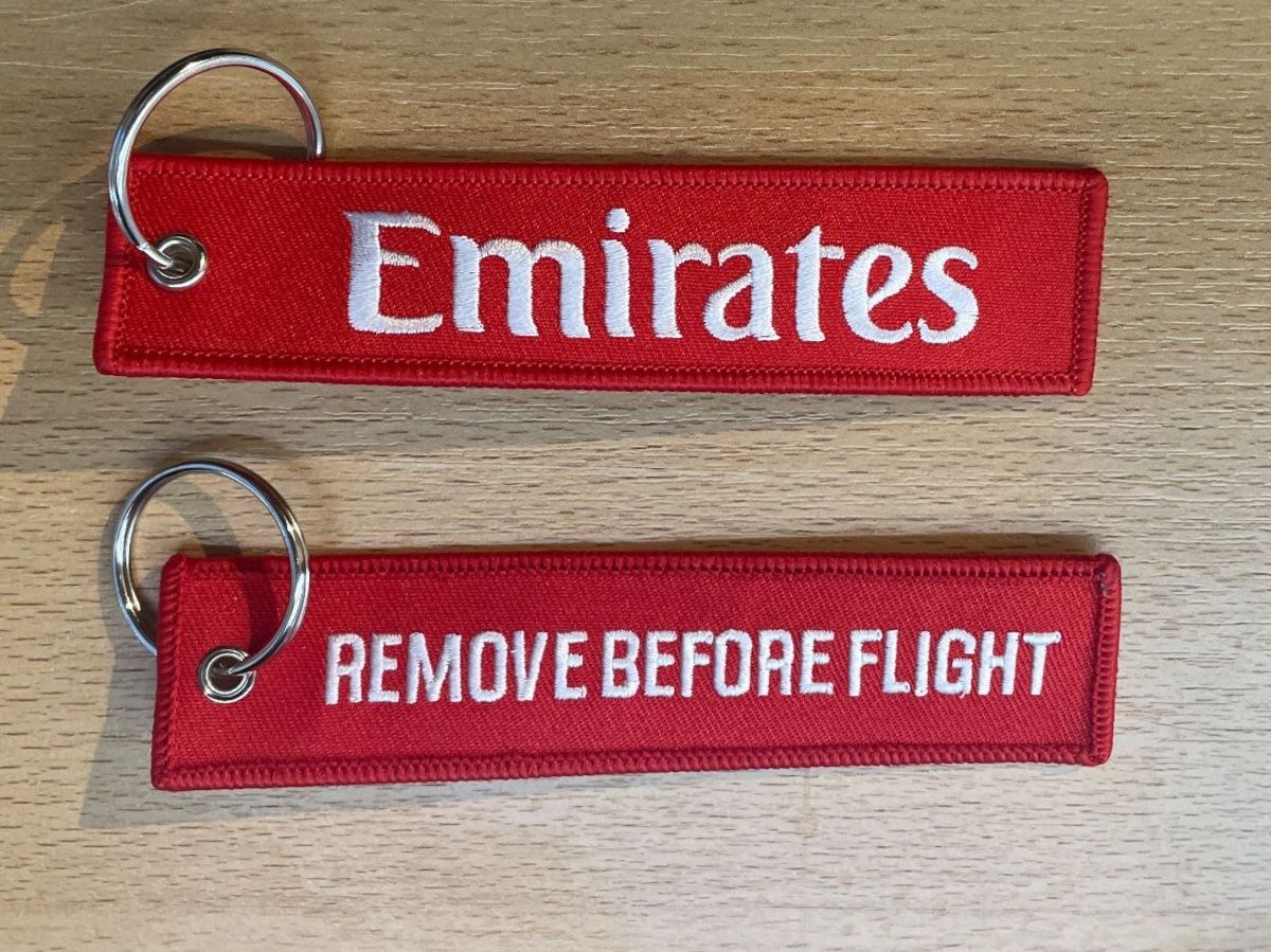 Portachiavi: 1 Schlüsselanhänger Emirates – Nuovo e nell'imballaggio originale da Hochfelden venduto da aviatikboerse_top