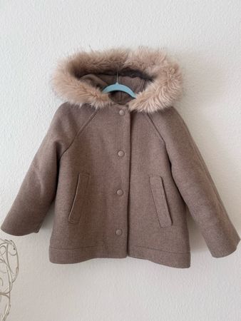 Manteau Zara enfant 4-5 ans, neuf, chaud, élégant 50% laine