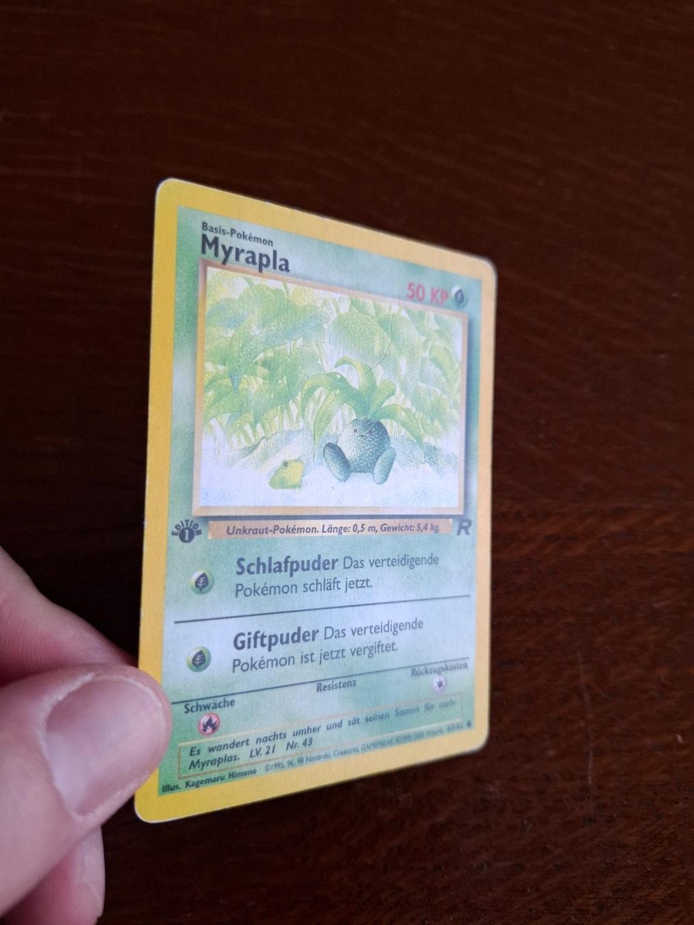 Pokémon Cartes à collectionner: Pokemon Myrapla Team Rocket Set 1st edition 63/82 DE – D'occasion à Giornico par ale_lc8k 2