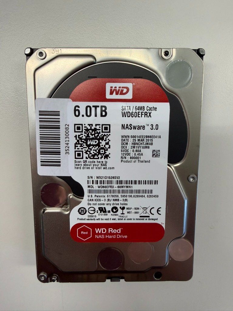 Western Digital Dischi rigidi: WD Red 6TB – Usato da Pratteln venduto da HMW-Solutions