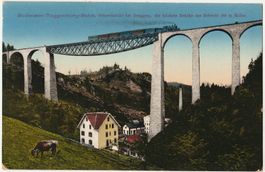 Bodensee-Toggenburg-Bahn bei Bruggen um 1911