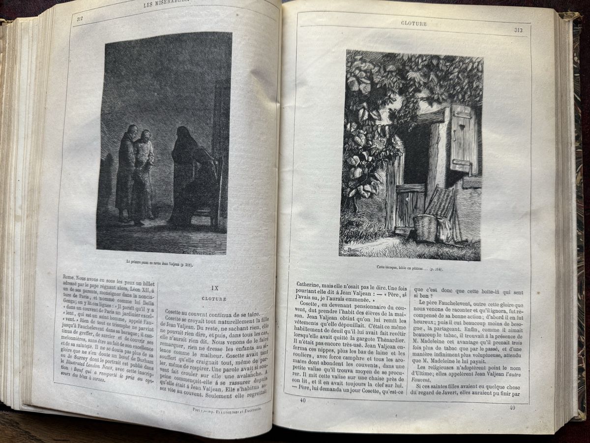 Libri: Victor Hugo Les Miserables Hetzel 1867 – Usato da Fribourg venduto da Ardoffel 5