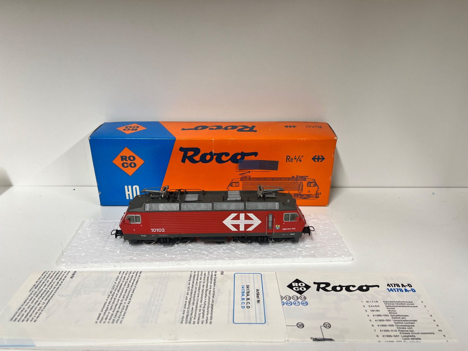 Roco Modellini di ferrovie: Roco 04178 B Re 4/4 SBB Analog – Usato da Geroldswil venduto da TopTrain54