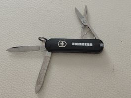 Taschenmesser Victorinox SD 58mm Liebherr schwarz guter Zust