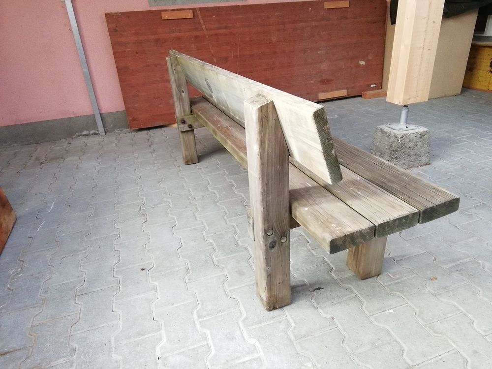 Garten Holzbänke (2 Stk) Kaufen auf Ricardo