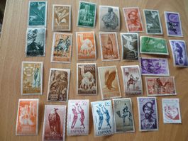 Briefmarken-Sammlung Spanien/Sahara, 30 Stk, Top Zustand!