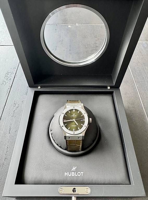 Orologi: Hublot Classic Fusion titanium green – Usato da Morbio Inferiore venduto da arc_8526