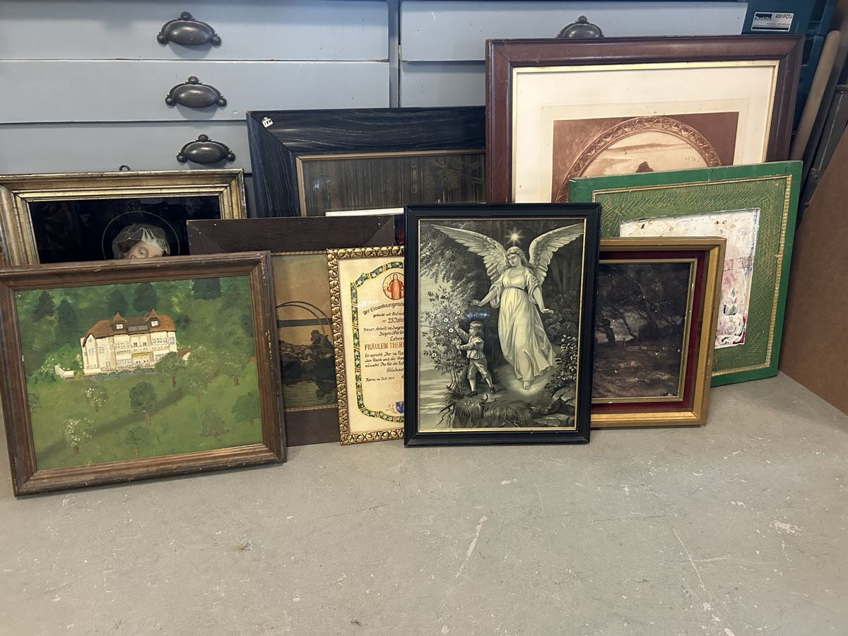 Poster & Bilder: Lot Gemälde, diverse Bilder ab 1.- – Gebraucht aus Glarus von KunstWerkEr-LS87