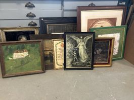 Lot Gemälde, diverse Bilder ab 1.-