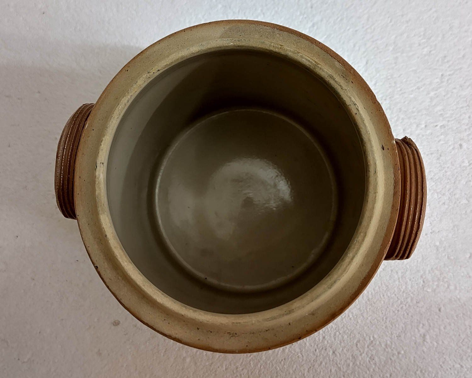 Pots de fleurs: brauner Pflanzenübertopf mit Griffen – D'occasion à Zürich par kba_579s 1
