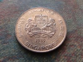 SINGAPOUR  1  Cent  1989