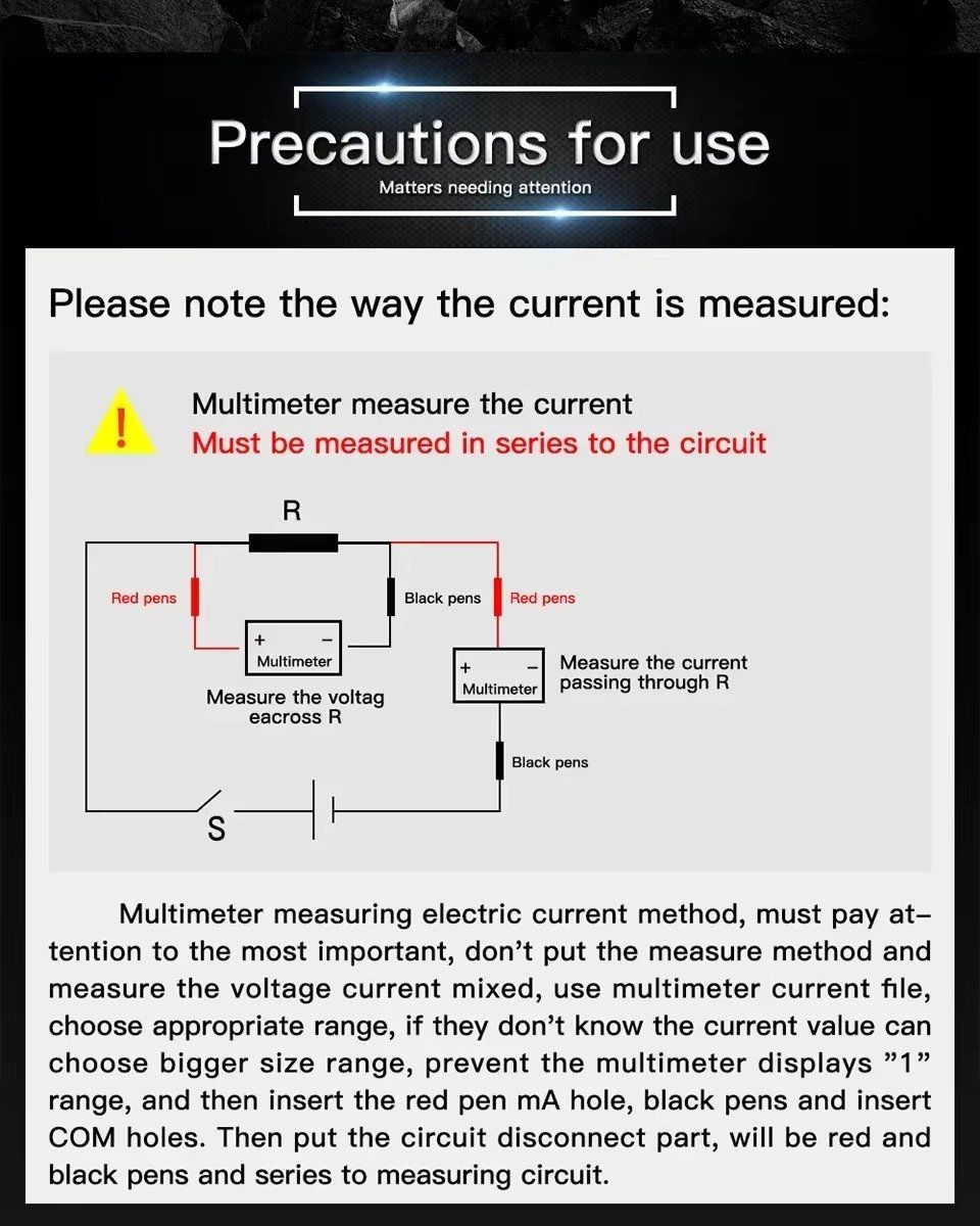Misurare: Digital-Multimeter LCD Amperemeter – Nuovo e nell'imballaggio originale da Uerkheim venduto da Kaufoption 3