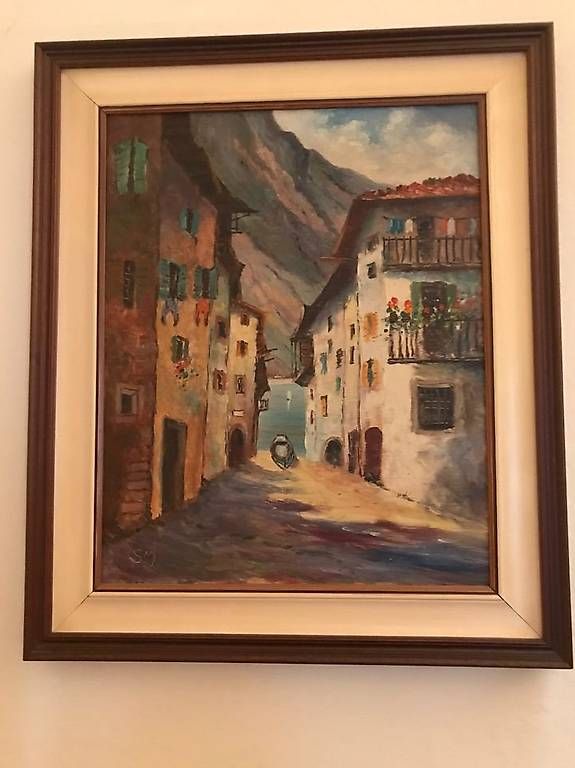 Dipinti: Quadro su tela firmato – Usato da Bellinzona venduto da Embe