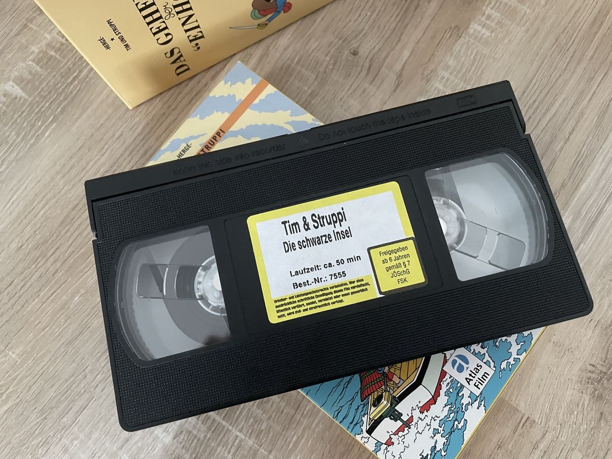Tutti i VHS: Tim & Struppi Sammelboxen VHS Neuwertig – Usato da Herisau venduto da MermaidMonster 4