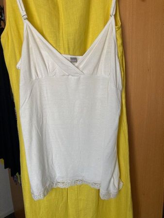 weisses Top von Leidiro Gr. 38 aus Viscose