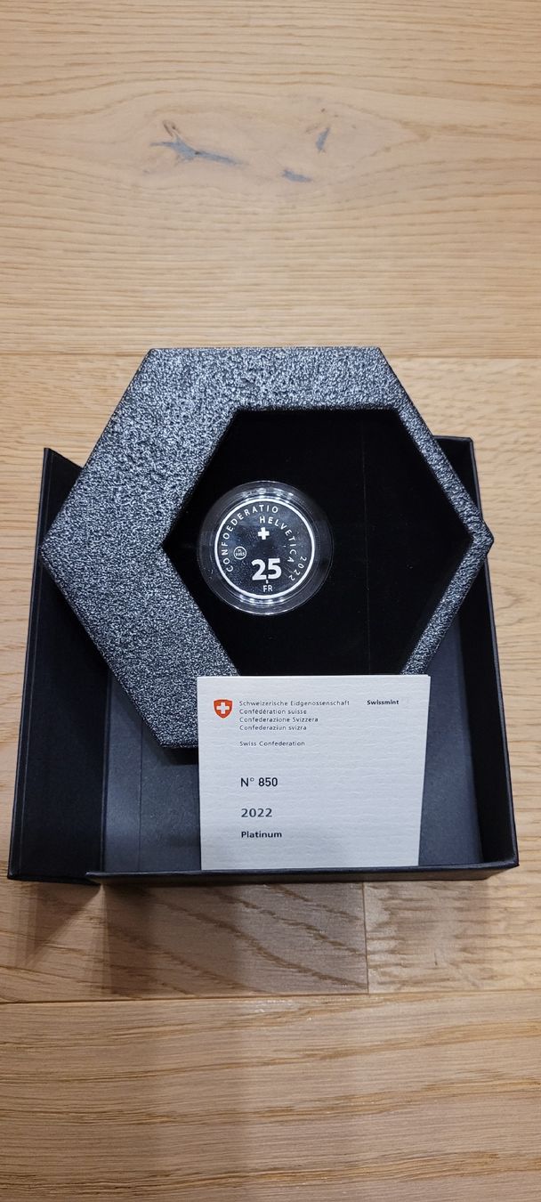 Tutti le monete: Sondermünze Platin – Nuovo e nell'imballaggio originale da Mörschwil venduto da Bambilein13