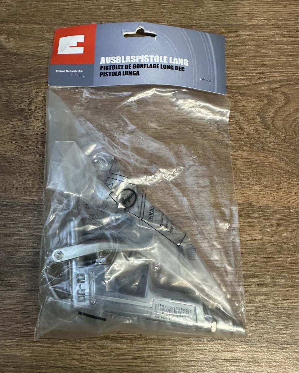 Einhell Tutti gli attrezzi: Druckluftpistole, langes Modell, neu – Nuovo e nell'imballaggio originale da Nussbaumen AG venduto da olitech5415 1