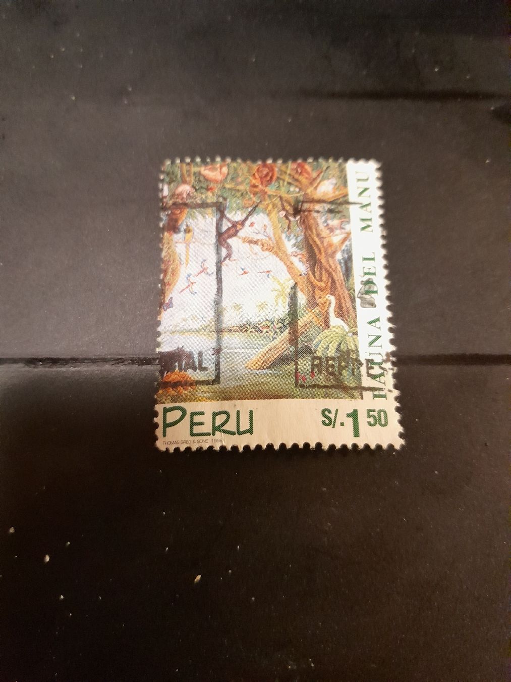 Tutti i francobolli: Timbre rare du Pérou - Faune de la jungle tropicale! – Usato da Marly venduto da globetrotter1723