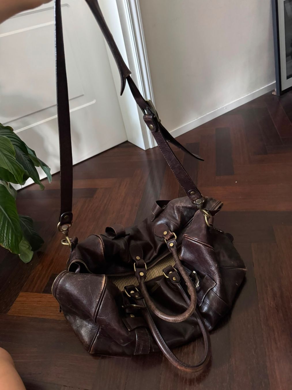 Borse: Weekender Tuscany Leather, braun, 100% Leder – Usato da Nidau venduto da kingmigae 2