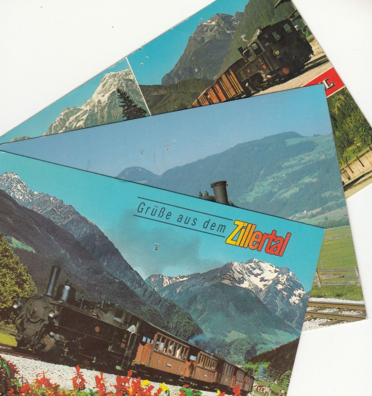 Cartoline postali: Zillertalbahn, 3 Karten – Usato da Bürglen TG venduto da StampGraf