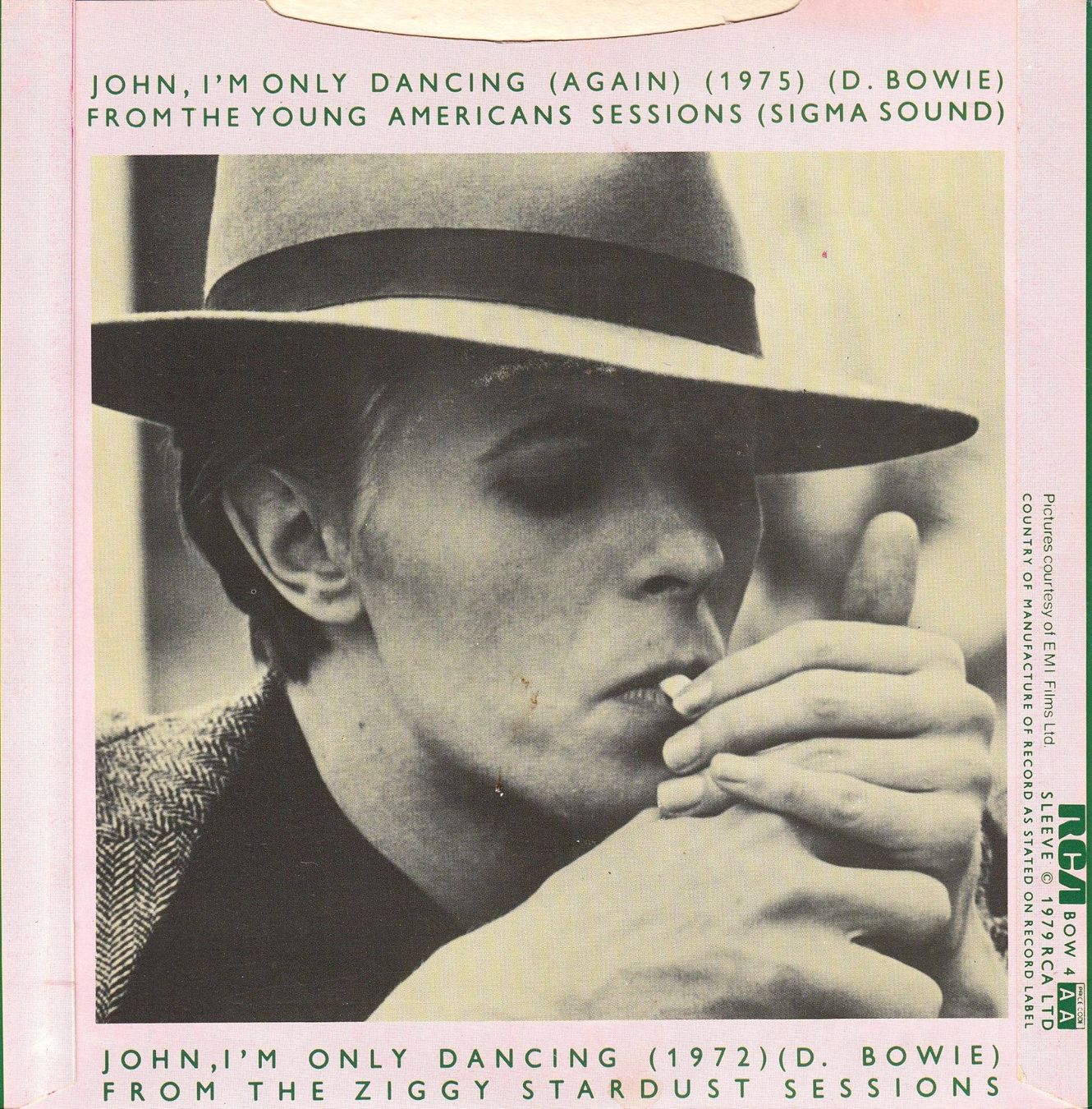 Schallplatten: David Bowie Vinyl Single von 1979 – Gebraucht aus Volketswil von Abcrecords 1