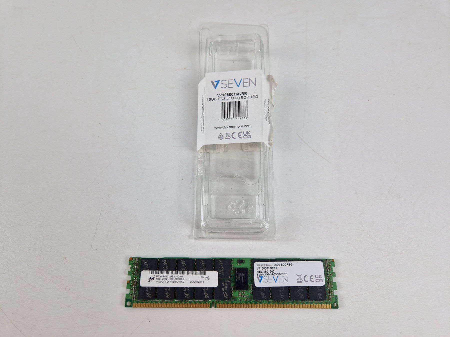 Memoria / RAM: VSEVEN 16 GB DDR3 RAM für Server – Nuovo (secondo la descrizione) da Muhen venduto da Restwert_Muhen 7