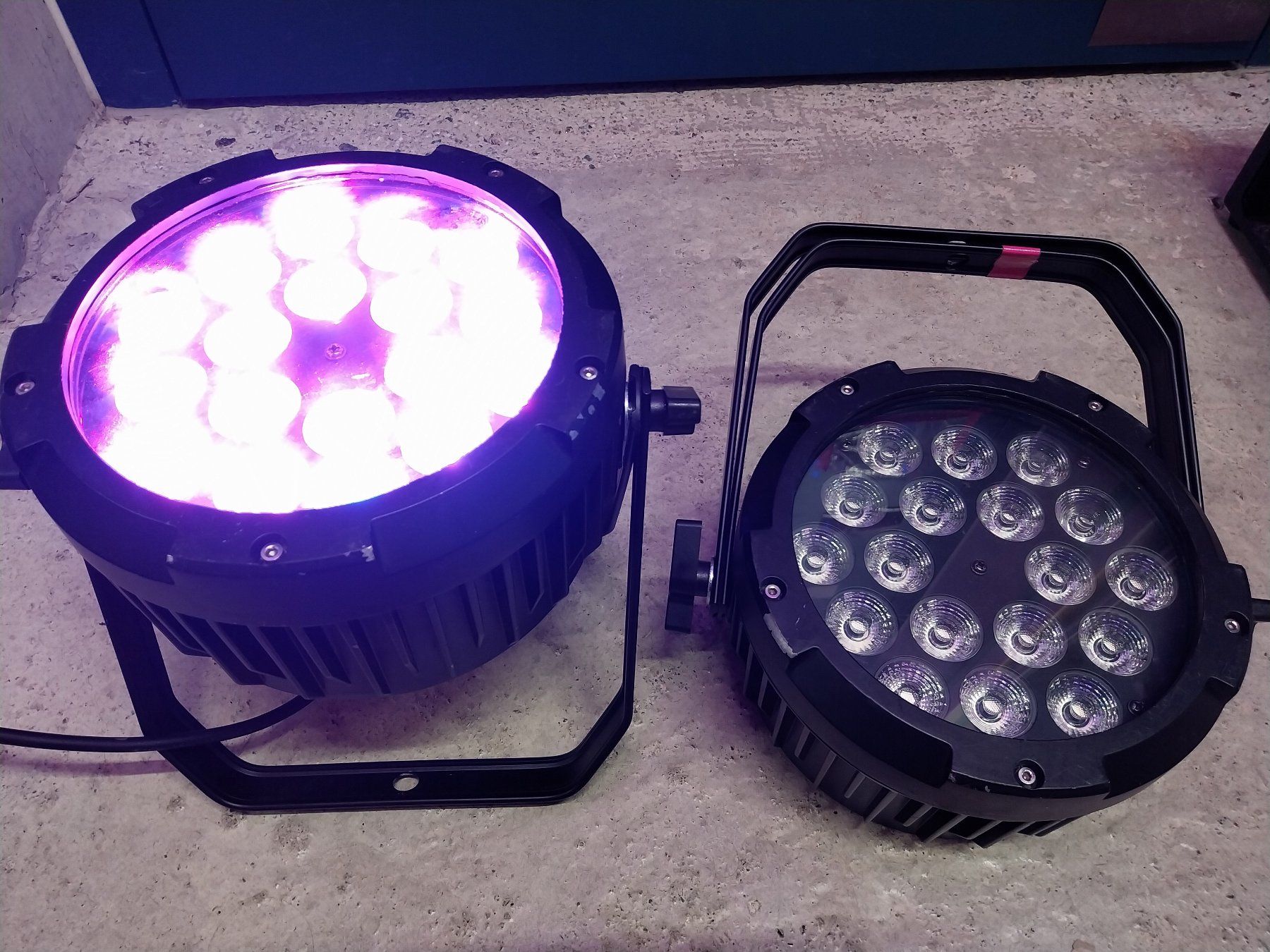Lampen: 2stk LED Spot 12x18 Watt – Gebraucht aus Bern von u-3