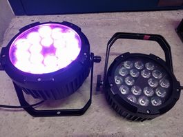 2stk LED Spot 12x18 Watt