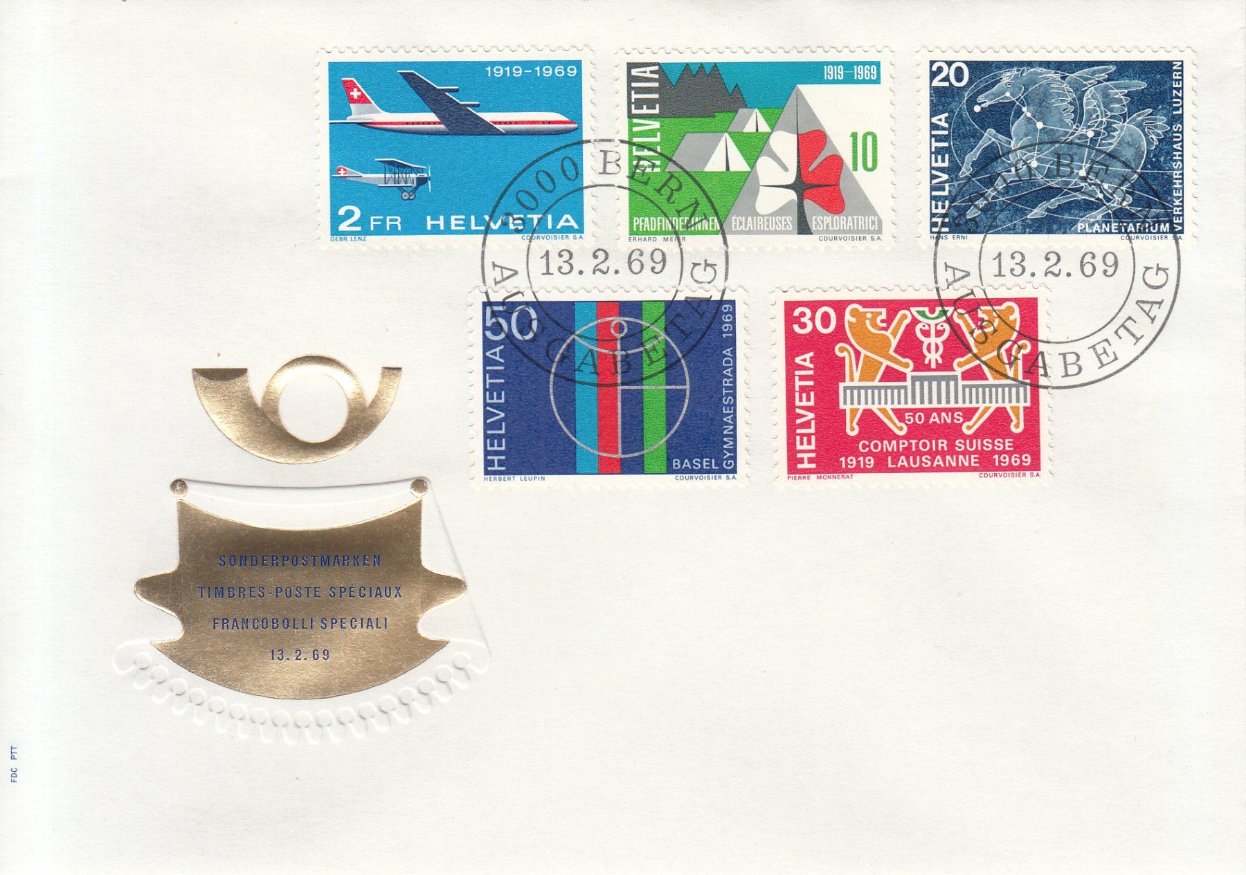 Tutti i francobolli: SBK 461 - 465 FDC – Usato da Bürglen TG venduto da StampGraf