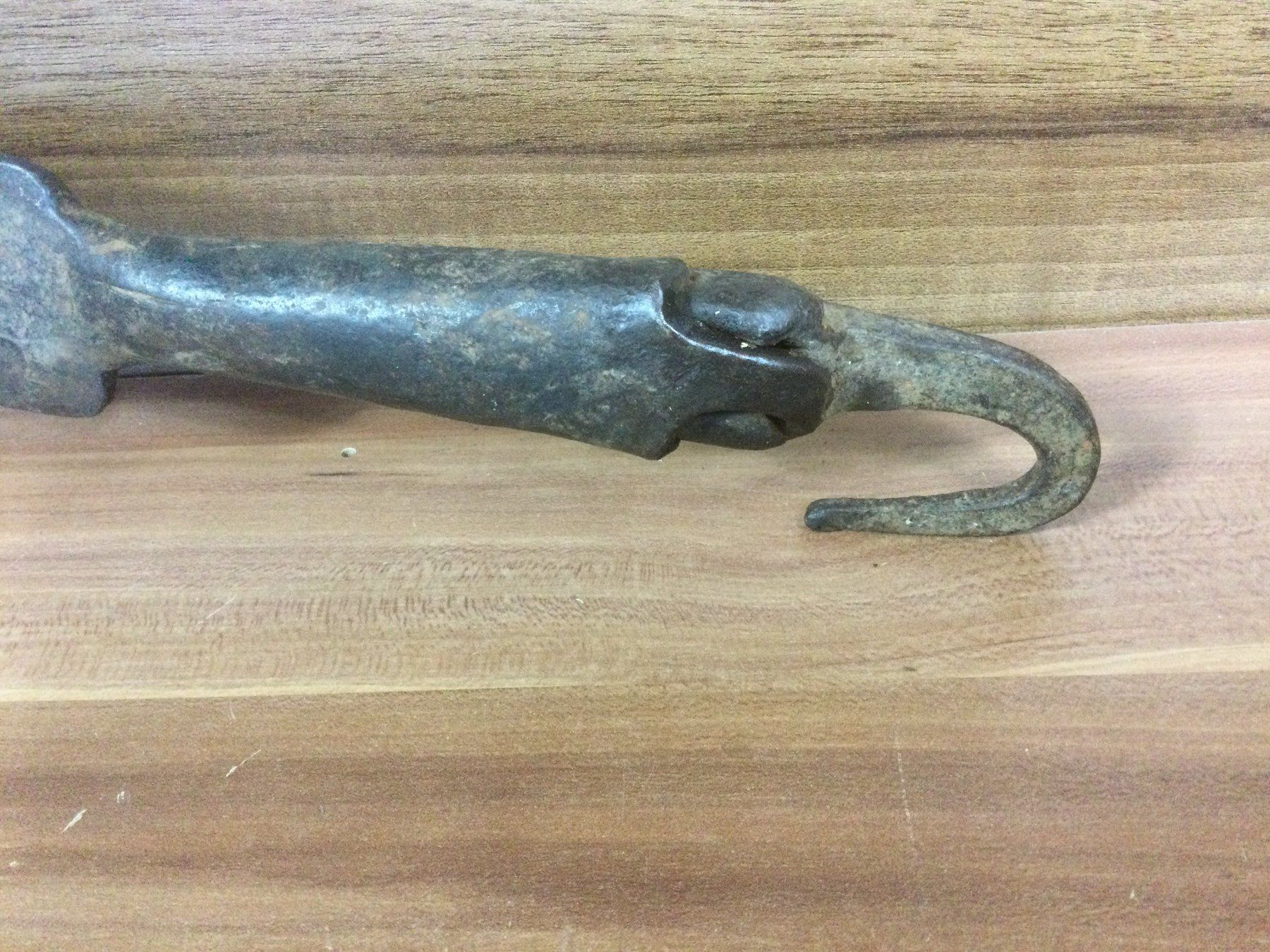 Attrezzi da lavoro: Uralter rostiger geschmiedeter Eisen Gertel – Usato da Wangen SZ venduto da kuriosum12 1
