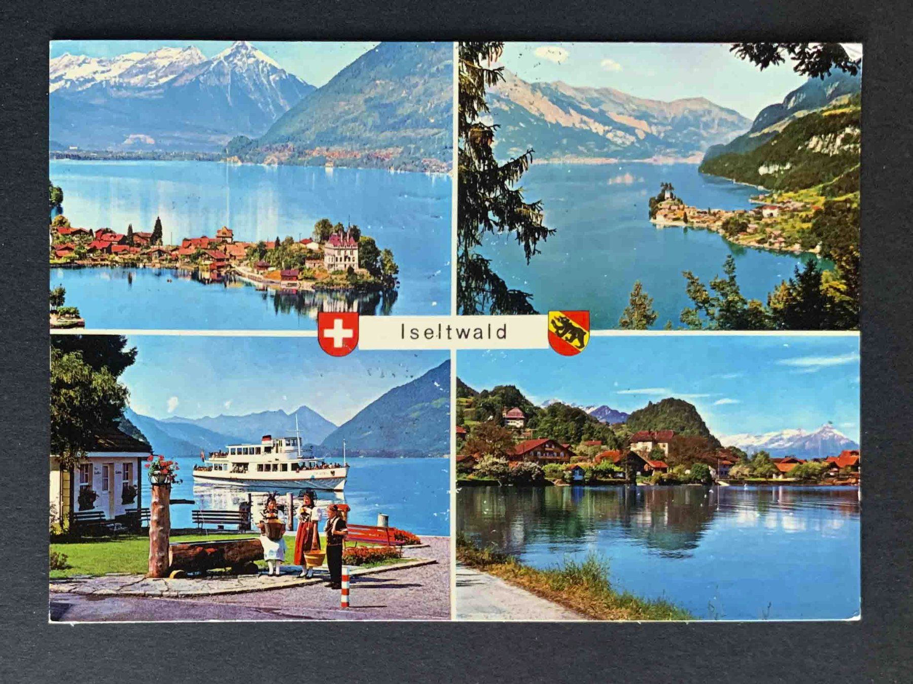Cartoline postali: AK Iseltwald am Brienzersee – Usato da Goldau venduto da artelier1