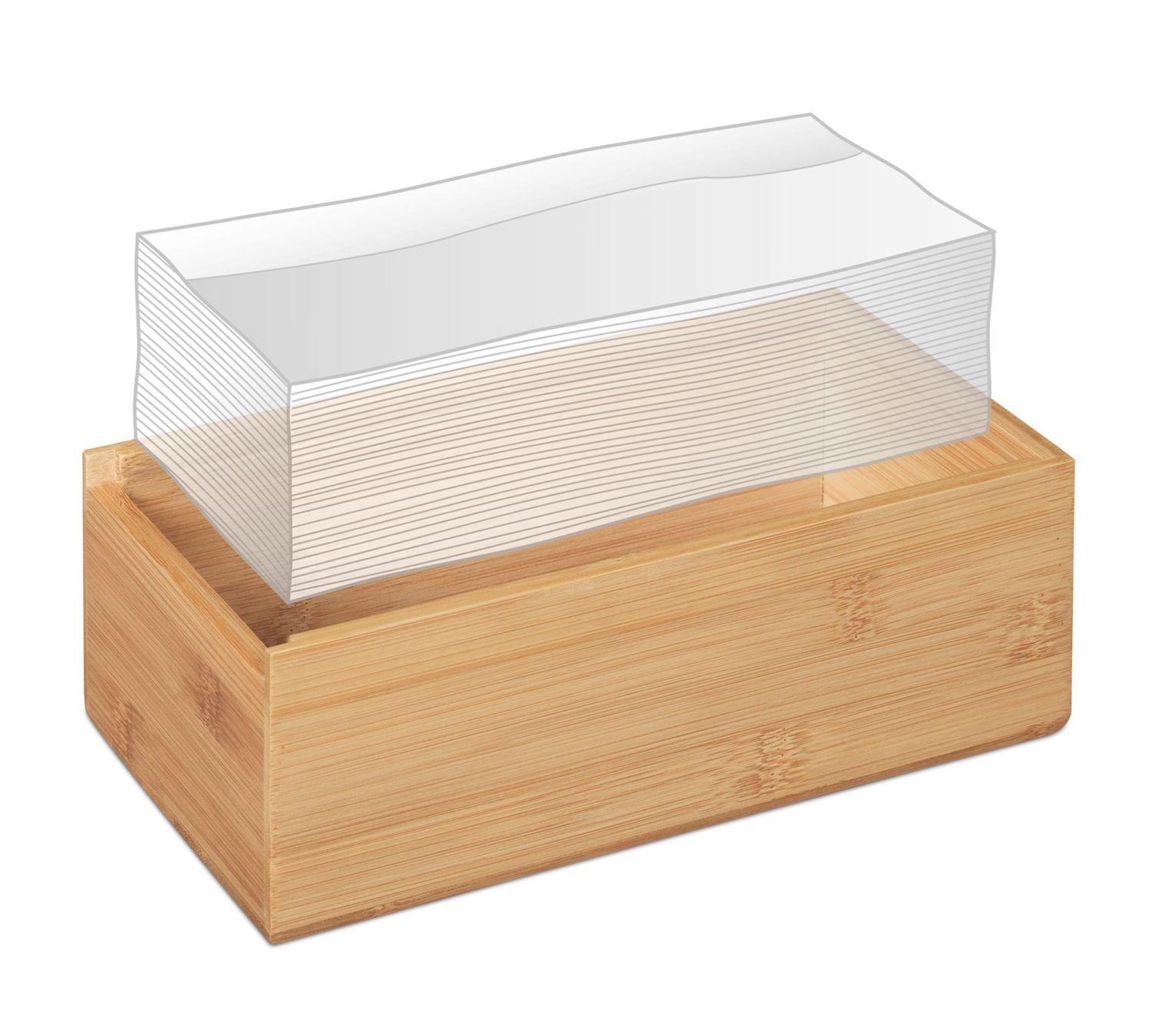 Gesichtspflege: Kosmetiktücherbox aus Bambus – Neu und originalverpackt aus Bülach von StoreInShop 5