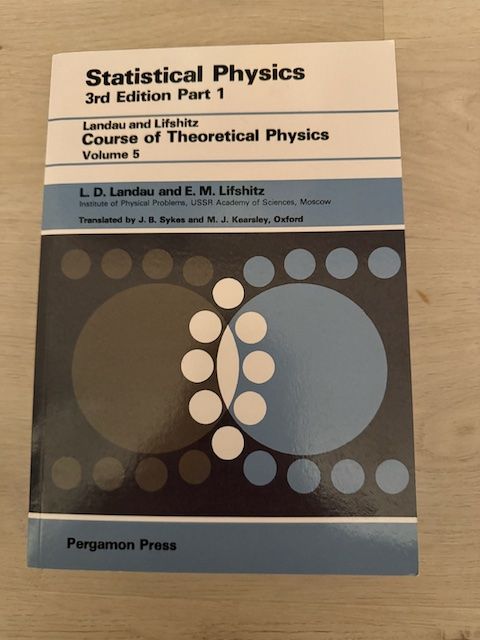 Libri: Landau & Lifschitz -- Statistical Physics – Nuovo (secondo la descrizione) da Olten venduto da mar_sz5f