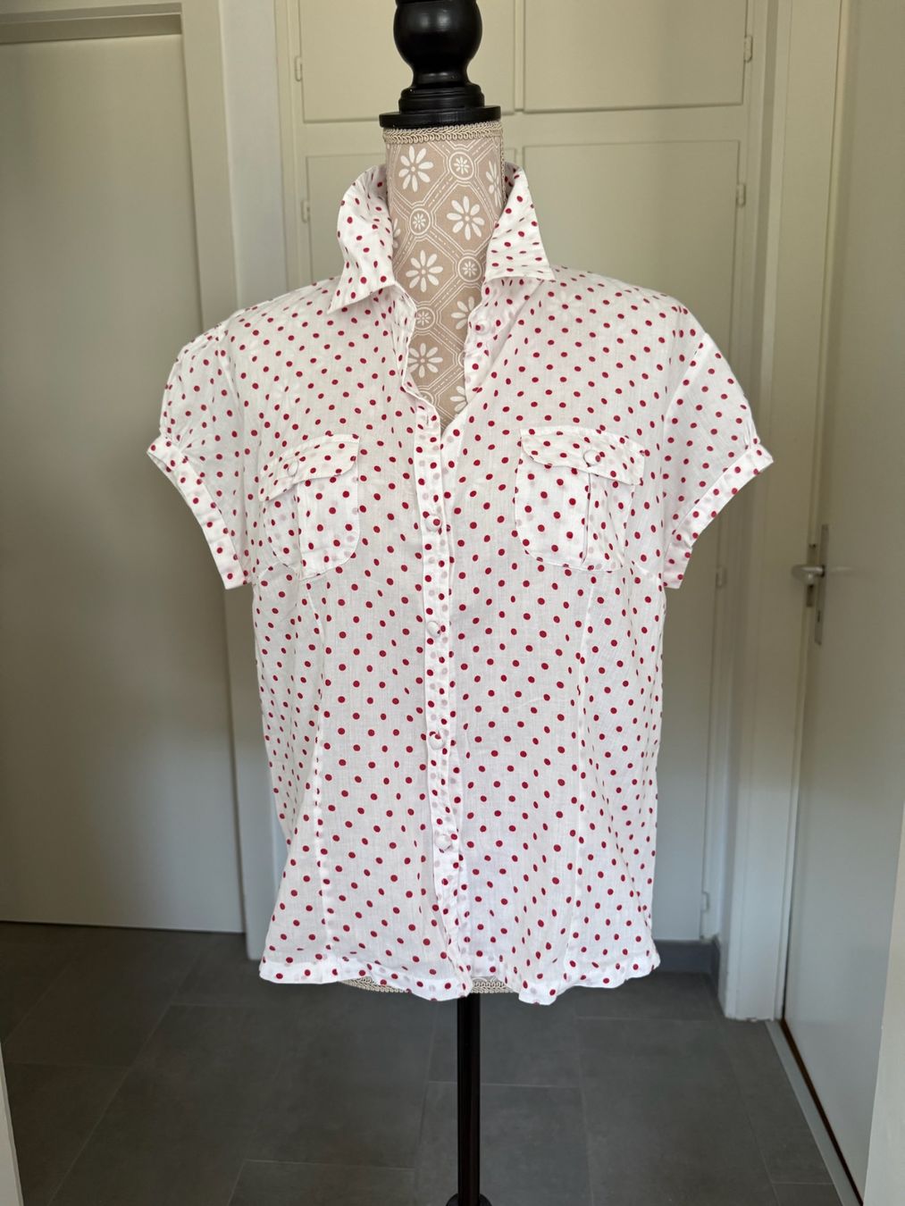 Yes Or No Camicette: Yes or No - Blouse - XL - coton – Usato da Sion venduto da accroshoes