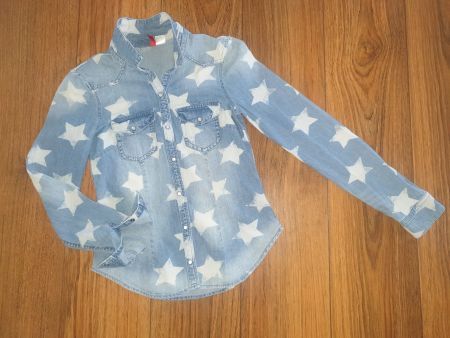 Jeans Bluse Gr. 146 / 152 (32)