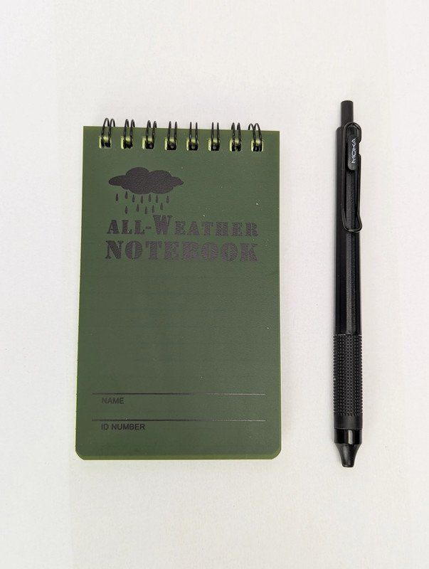 Blocchi: Carnet étanche All-Weather Notebook + Stylo - Neuf – Nuovo e nell'imballaggio originale da Yvorne venduto da Bocchino_1291