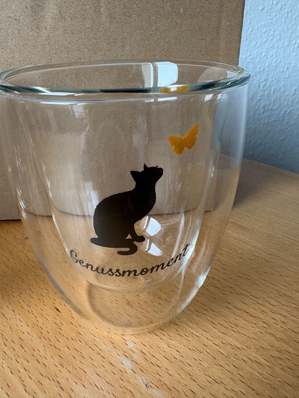Bicchieri: Gläser Doppelwandig mit Katzenmotiv – Nuovo e nell'imballaggio originale da St. Gallen venduto da Adwen 2