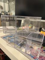 2x Kartenbox Stack 'n' Safe Card Box Transparent